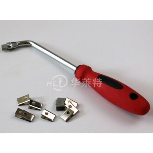 PVC Floor Slotting Knife Manual Conner Grooving Knife Necking Tool With 10 Pcs Blades
