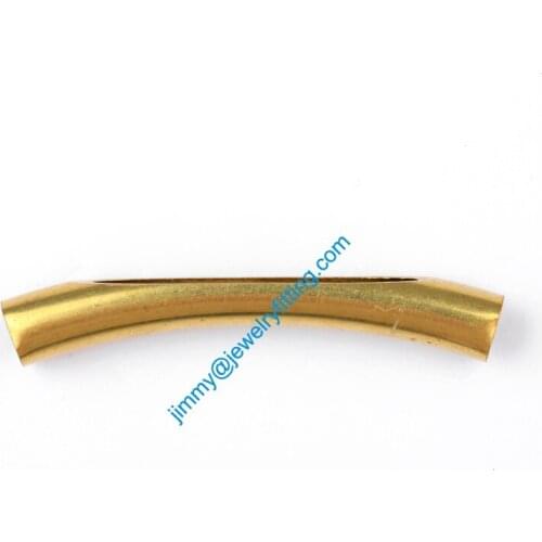 2013 New Jewelry Accessories Raw Brass Carved tube beads spacer tube beads spacer bar for bracelet 5*35mm