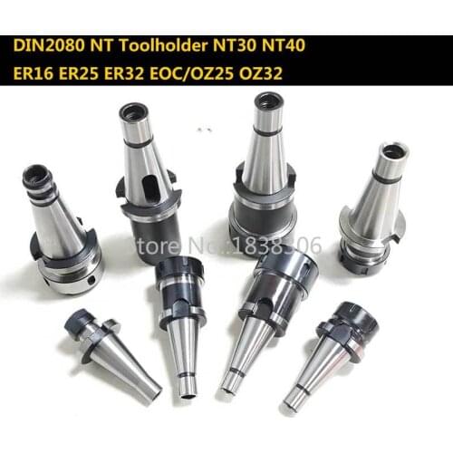 NT30 NT40 ER16 ER25 ER32 OZ25 OZ32 Toohlholder ER 32 drill chuck DIN2080 COLLET CHUCK HOLDER CNC machine MILLING LATHE TOOLS