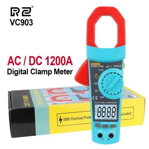 RZ Professional Digital Multimeter Auto Range Multimeter Analog Multifunctional Voltmeter Ammeter Ohmmeter AC DC Clamp Tester