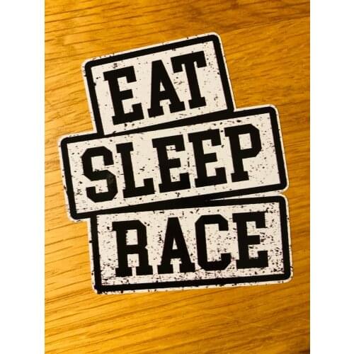 EAT SLEEP RACE Sticker Tuning Motor Auto Drift Race OEM Turbo V8 Mi438