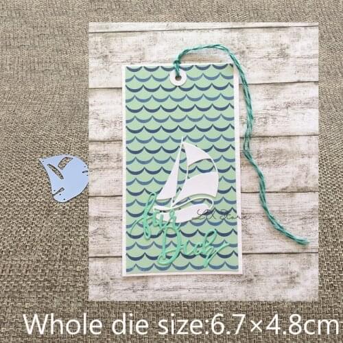 New Design Craft Metal Cutting Die die cuts sailboat decoration scrapbook Album Paper Card Craft Embossing die cuts