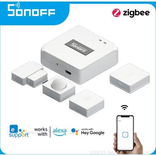 SONOFF Smart WiFi Switch/Motion/Temperature&Humidity/ Door Sensor ZigBee Remote eWeLink APP Control Works With Alexa Google Home