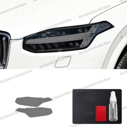 Car headlight anti-scratch protective film for volvo XC90 accessory sticker auto styling 2019 2020 2021 2022 2016 2017 2018
