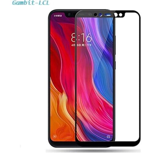 2PCS For Xiaomi Mi 8 6.21" Screen Protector Full Cover Tempered Glass Protective 9H 2.5D Film For Xiaomi Xiaomi Mi8