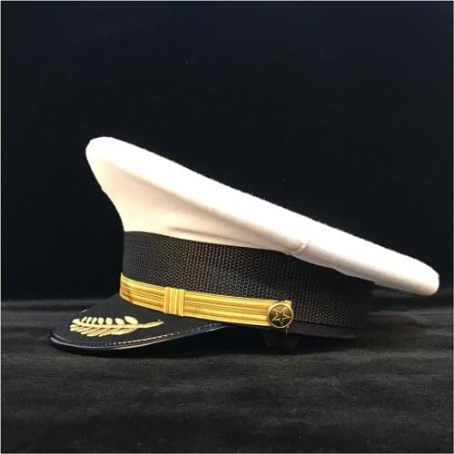 2020 Steampunk Women Men Military Hats Germany Officer Visor Cap Army Hat Cortical Police Cap Cosplay Hat Size S M L XL XXL
