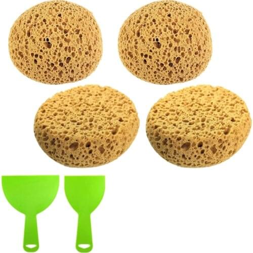6PCS Knockdown Texture Sponge Drywall Texture Sponge Texture Patch Sponge for Texture Repair DIY Painting Ceiling