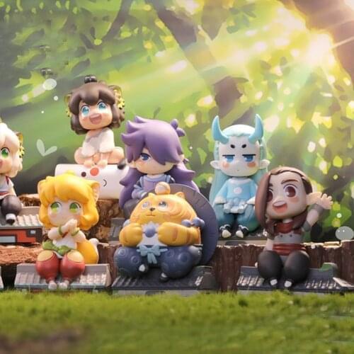Blind Box Toys The Legend of LUO XIAO HEI Guess Bag Caja Ciega Blind Bag Toys Figures Kawaii Model for Girls Birthday Gift