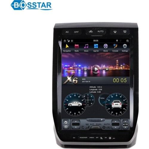 Px6 4g+32g android 8.1 car audio 13 inch vertical screen Gps car stereo for F150 2015-2019 car DVD player