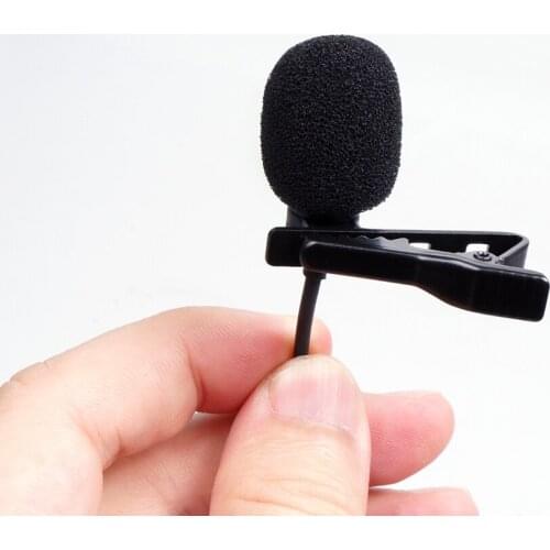 CoMica CVM-V01SP 1.2M One-Head Microphone Omnidirectional Clip-On Mic Professional for Smart phone Iphone Samsung Huawei XiaoMi