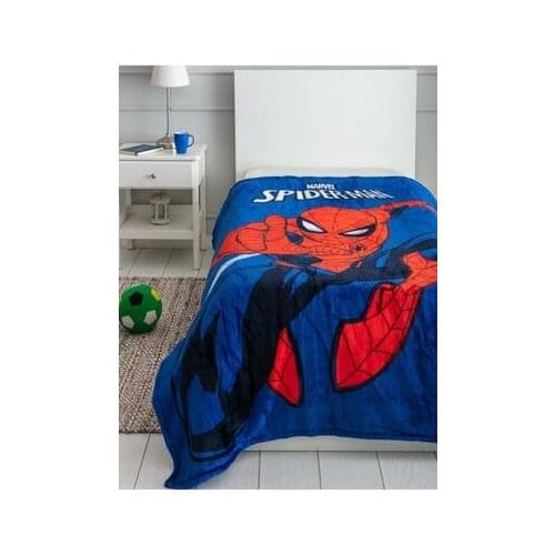 Kids Cartoon Spiderman Blanket Cartoon Printed Soft Boy Girl Baby Coral Fleece Blankets Thick Warm Sofa Bed Sheets