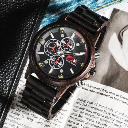 TO MY SON ENGRAVED WOODEN WOOD WATCH THE BEST THING THAT EVER HAPPENED TO ME