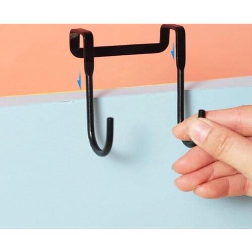 Bathroom Kitchen Double S Shape Steel Storage Hook Accessories For Wall Door Home And Key Home Organizer O8Q6