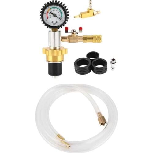 Voltage gauges devices for cars Car Coolant Refill Purging Kit Fast Connector Evacuate Leaks Test Vacuum Cooling