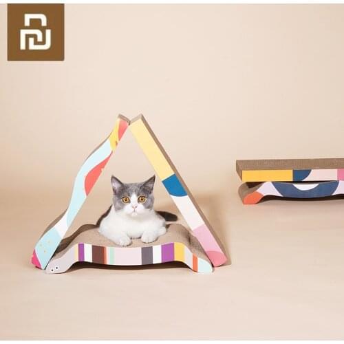 Xiaomi ZEZE Corrugated Paper Cat Scratcher Cardboard Claw Sharpener Cat Claw Board Pet Cat Toy