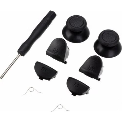 Bluelans Thumb Sticks L1/R1 L2 R2 Trigger Buttons Kit Repair Tool for Sony PS4 Controller