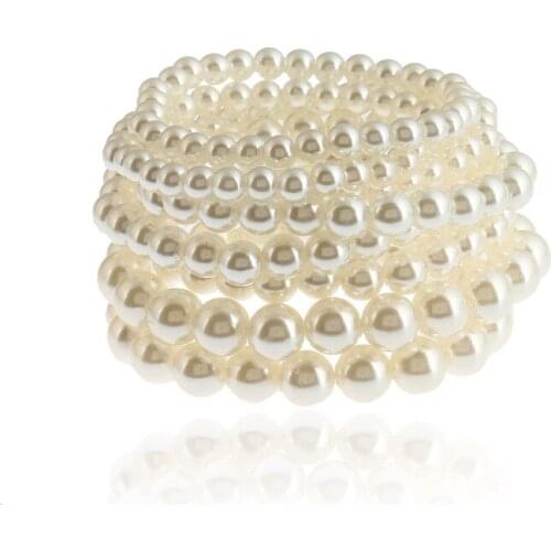 New Arrival Classic Imitation Pearl (8mm 10mm 12mm) Bracelet For Women