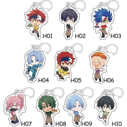 New SK8 The Infinity Acrylic Keychain Cartoon Miya Cherry Blossom Pendant Keyring Fans Gift