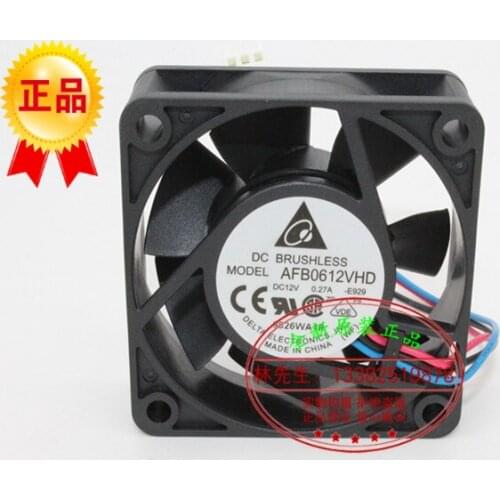 NEW DELTA 6020 AFB0612VHD 12V 0.27A double ball bearing cooling fan