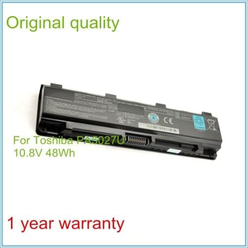 48WH Original New Laptop Battery for L800 L830 L850 M800 M805 C805 PA5027U-1BRS PA5027U PA5025U PA5024U PA5023U PABAS263