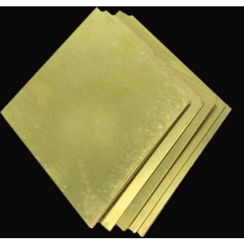 H62 Brass Copper Flat Stock Sheets Thick 0.5-3mm 50*100 100*100 100*200mm AU