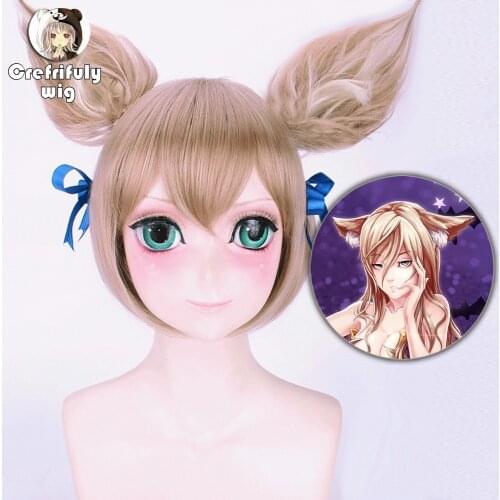 Re:Life In A Different World From Zero Short Cosplay Wig Kara Hajimeru Isekai Seikatsu Felix Argyle Anime Synthetic Hair +ears