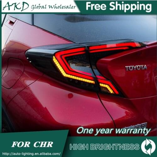 For Car Toyota C-HR CHR 2018-2020 Tail Lamp Led Fog Lights DRL Day Running Light Tuning Car Accessories Tail Lights