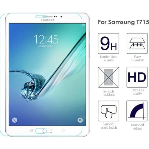 9HTempered Glass For Samsung Galaxy Tab S2 8.0 SM-T710 SM-T715 Screen Protector Tablet Protective Glass Film For T710 T715 T719