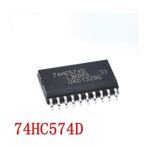 10pcs/lot 74HC574D 74HC574 SOP-20 7.2MM In Stock