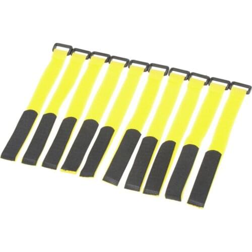 10 Pcs Strong RC Battery Antiskid Cable Tie Down Straps 26*2cm Blue