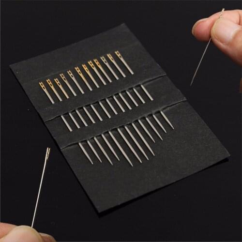 High Quality 12Pcs Assorted Thread Sewing Needles Home Household Tools KZ New Design