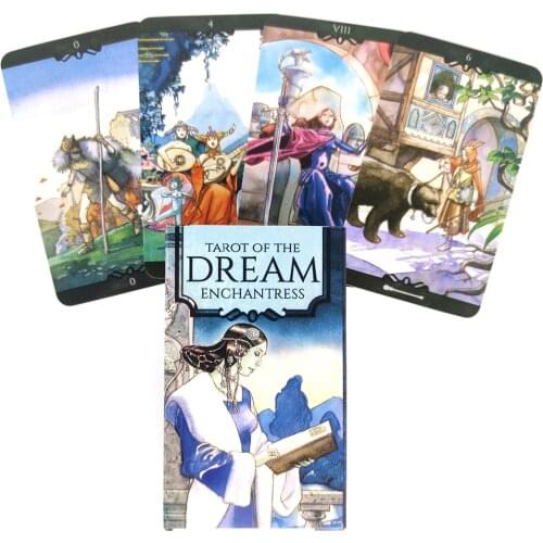 2021 New The Dream Enchantress Tarot Cards Deck And PDF Guidance Divination Entertainment Parties Board Game 78 PCS/Box