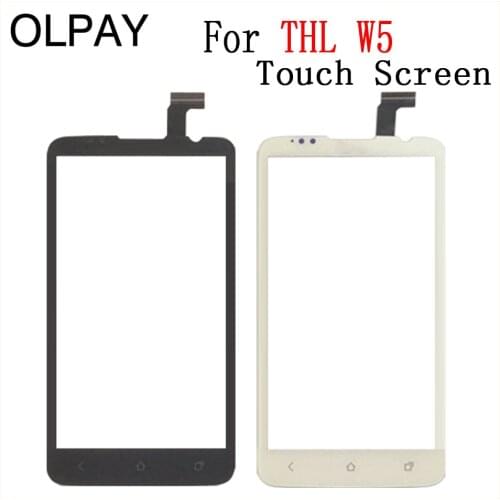 4.7" Mobile Phone Touch Glass TouchScreen For THL W5 Front Touch Screen Glass Digitizer Panel Lens Sensor