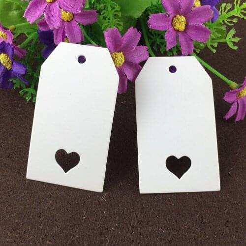 7x4cm 200pcs/lot gift tags Kraft Paper Tags Favour Lolly Love Heart Hollow Wedding Party Gift Bag Name Label