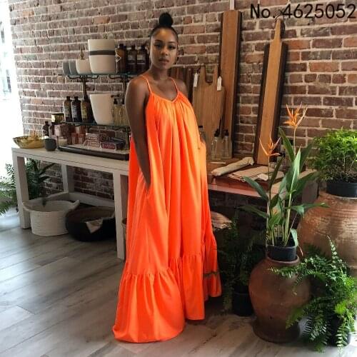 African Dresses For Women 2021 New African Clothes Dashiki Plus Size Ladies Clothing Traditional Sexy Sleeveless Maxi Dress