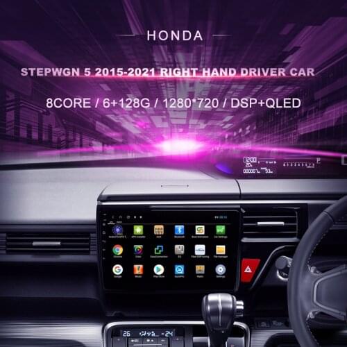 Android Car DVD For Honda Stepwgn 2015-2021 Right hand Car Radio Multimedia Video Player Navigation GPS Android 10.0 Double DIn