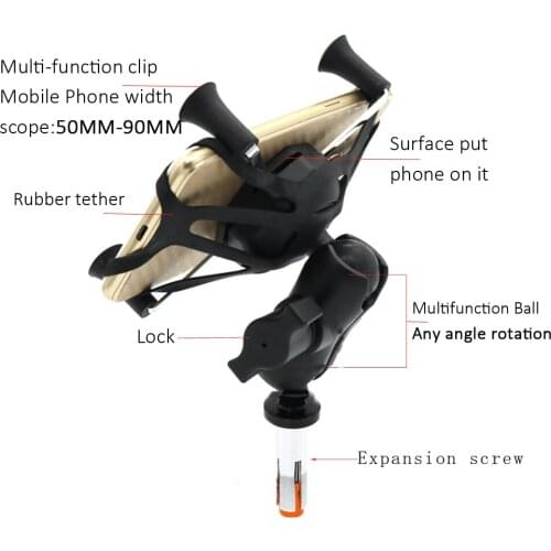 Phone Holder For KAWASAKI ZX600 NINJA ZX6RR ZX14R ZZR 1400 Motorcycle Navigation Mount Bracket Compatible iphone samsung huawei