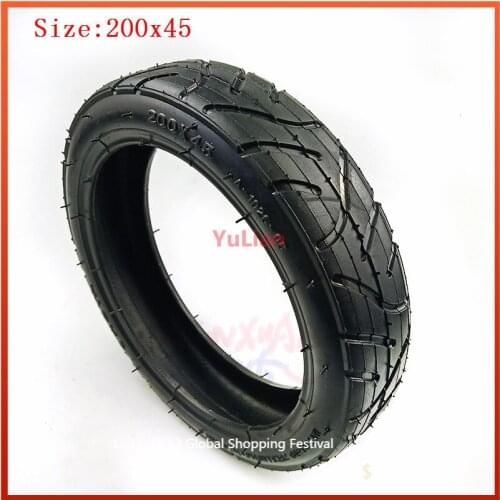 For E-twow S2 Scooter 8 Inch Inflated Tires Pneumatic Tyre200x45 Inner Tube Tire 8" Scooter Wheelchair Air Tires
