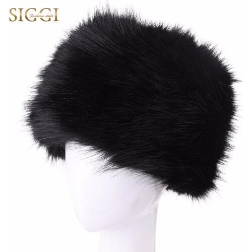 FANCET Winter Warm Faux Fur Hats For Women Soft Lining Knitted Fur Caps Women Ushanka Hot Sale Female 2018 New Brand 99761