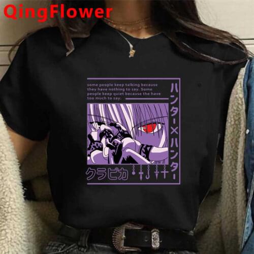 Hunter x Hunter Kurapika Killua Hisoka t-shirt women streetwear couple clothes tumblr vintage tshirt summer top kawaii