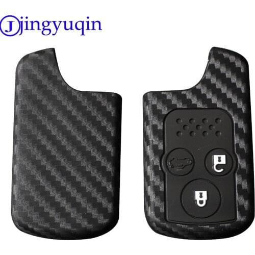 Jingyuqin 2/3 B Remote Carbon Silicone for Honda Odyssey Elysion Remote Key Jacket Car-styling Silica Gel Before 2014