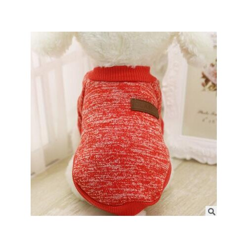 Classic Winter Dog Fleece Sweater Coats Soft Cotton Warm Wear Cat Spring Clothes For Cute Puppy Chihuahua Pet Products Supplier