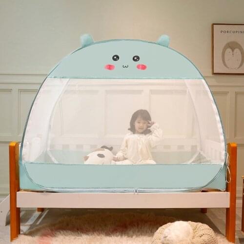 New Cute Dinosaur Dog Mosquito Net For Children Kids Baby Infant Bed Mongolian Yurt Mesh Insect Folding Netting Home Textile