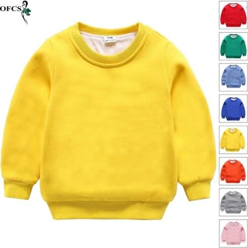 New Boys/Girls Cotton Clothes Winter Cute Add Wool Hoodies Very Warm Korean kids Sweatshirts Thicken Fleece Childrens Clothing