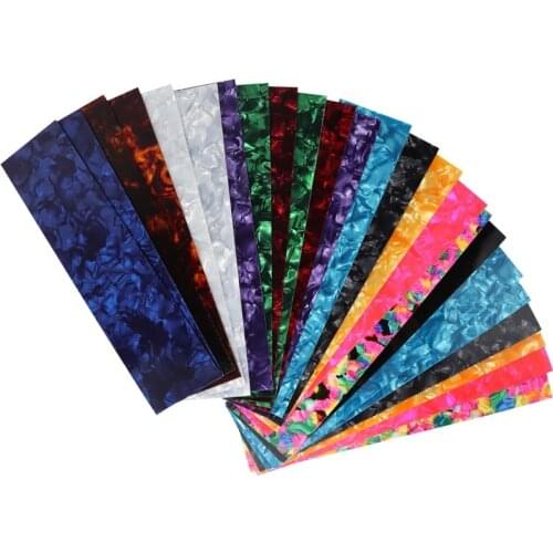 25pcs Guitar Pick Punch Sheets Light Medium Heavy Celluloid Guitar Pick Strips