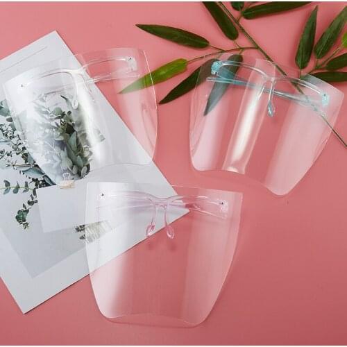 Transparent Protective Mask Face Shield Reusable Dust-proof Protect Clear Masks Bandage Best Reusable Cover Mouth Nose Helmet