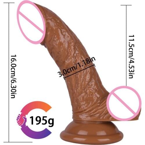 Man Nuo Realistic Big Dildo Skin Feeling Huge Penis with Suction Cup Adult Sex Toys for Woman Strapon Female Erotic Masturbation
