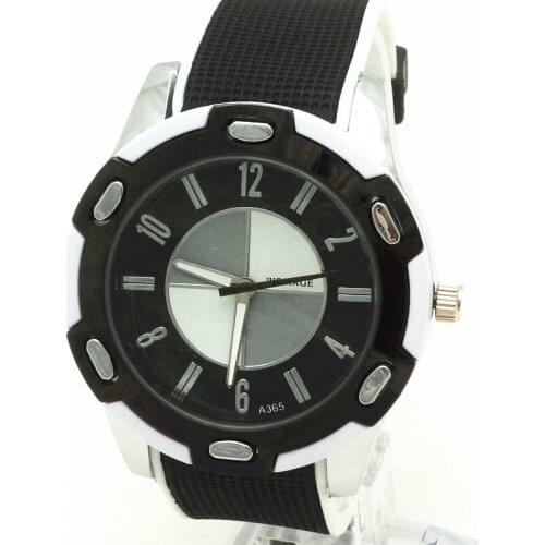 Promtional Price!Silicone belt,silver plating case,quartz movement,sport style design quartz watches