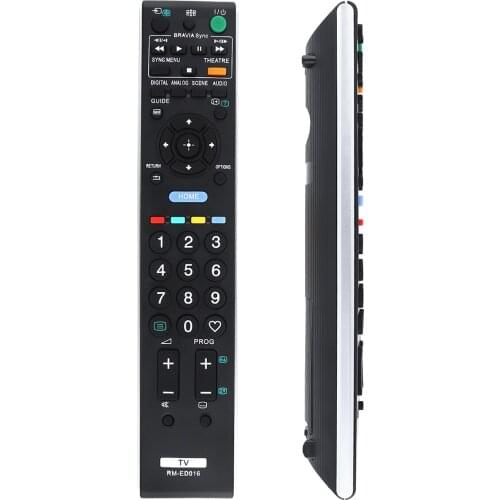 Universal Replacement 433MHz IR TV Remote Control with 10M Long Transmission Distance Fit for RM-ED016 Smart TV