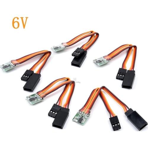 Queen Hobby 5pcs/lot Universal 5~6V / 3.6V~24V Servo Signal Reverser for JR Futaba Aeroplane V-Tail RC Servo